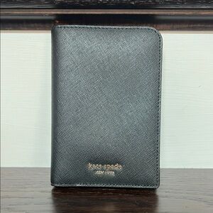 Kate Spade Black Passport and Card Holder
